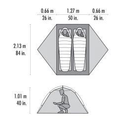 MSR Hubba Hubba 2 Person Backpacking Tent V9 -Stone Glacier Shop 11506 msr hubba hubba 2 floorplan