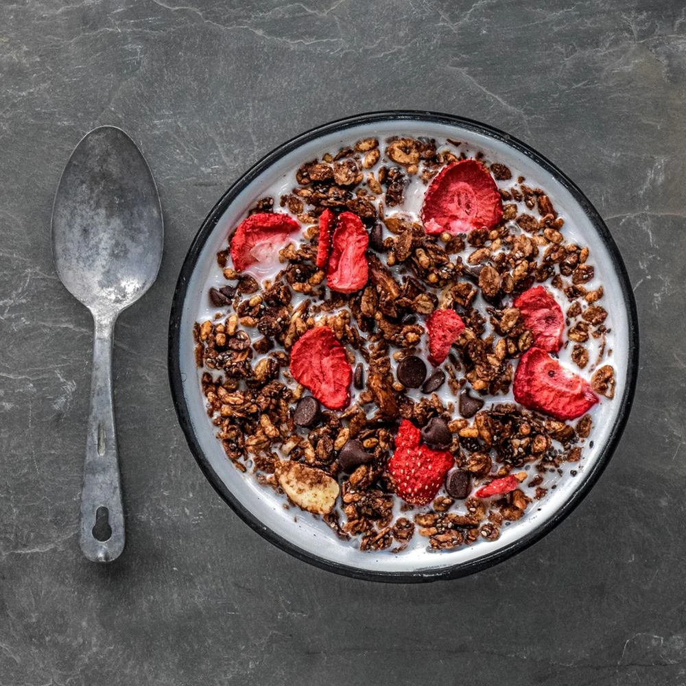 Alpen Fuel Chocolate Strawberry Granola Breakfast Backpacking Meal 3 Alpen Fuel Chocolate Strawberry Granola Breakfast Backpacking Meal - Image 3