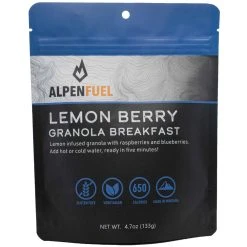 Alpen Fuel Lemon Berry Granola Breakfast Backpacking Meal
