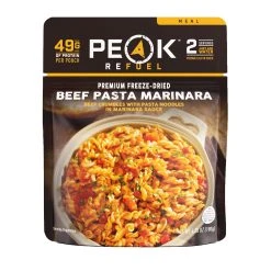 Peak Refuel Beef Pasta Marinara Meal Pouch
