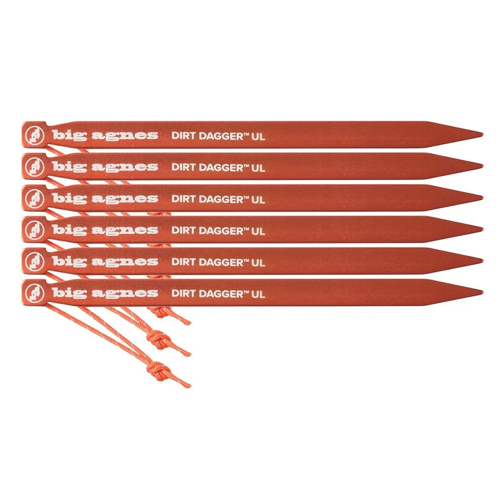Big Agnes Dirt Dagger UL Tent Stakes - Pack Of 6 1 Big Agnes Dirt Dagger UL Tent Stakes - Pack Of 6