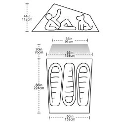 Big Agnes C Bar 3 - 3 Person Backpacking Tent -Stone Glacier Shop cbar3