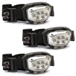Cyclops Trio 300 Lumen Headlamp - 3 Pack