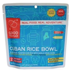 Good To-Go Cuban Rice Bowl Dehydrated Meal