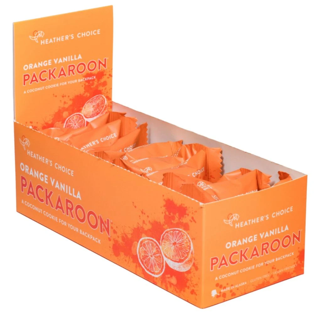 Heather's Choice Orange Vanilla Packaroons Ten Pack 1 Heather's Choice Orange Vanilla Packaroons Ten Pack
