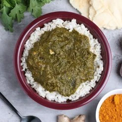 Heather's Choice Spinach Curry With Chicken & Rice -Stone Glacier Shop heather s choice spinach curry with chicken and rice