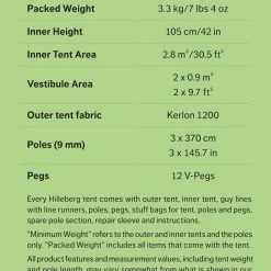 Hilleberg Allak 2 Person Tent -Stone Glacier Shop hilleberg allak factbox