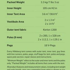 Hilleberg Kaitum 3 Person Tent -Stone Glacier Shop hilleberg kaitum3 factbox