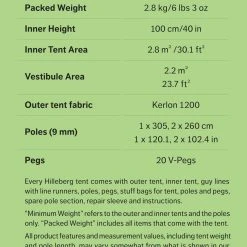 Hilleberg Nallo GT 2 Person Tent -Stone Glacier Shop hilleberg nallo2gt factbox