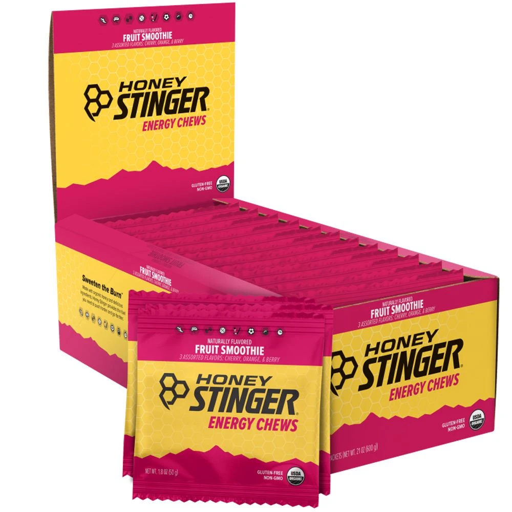 Honey Stinger Organic Energy Chews - Box Of 12 2 Honey Stinger Organic Energy Chews - Box Of 12 - Image 2