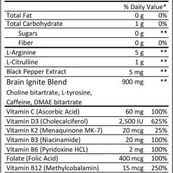 MTN OPS Hot Ignite - Supercharged Energy And Focus -Stone Glacier Shop hot ignite apple cider supp facts