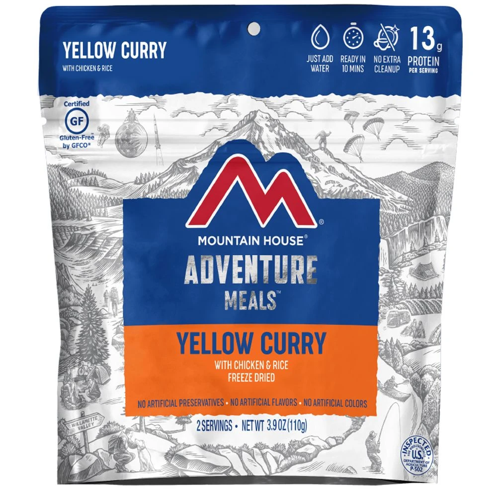 Mountain House Yellow Curry With Chicken & Rice Adventure Meal 1 Mountain House Yellow Curry With Chicken & Rice Adventure Meal