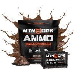 MTN OPS Ammo Trail Packs - Protein Meal Replacement 5 MTN OPS Ammo Trail Packs - Protein Meal Replacement -Stone Glacier Shop mtn ops ammo trail packs protein meal replacement chocolate
