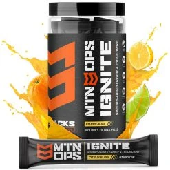 MTN OPS Ignite Trail Packs - Supercharged Energy And Focus -Stone Glacier Shop mtn ops ignite trail packs supercharged energy and focus citrus bliss
