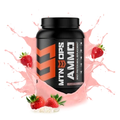 MTN OPS Ammo - Protein Meal Replacement -Stone Glacier Shop mtnops ammo splash strawberry