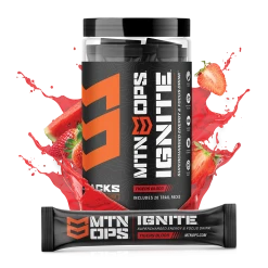 MTN OPS Ignite Trail Packs - Supercharged Energy And Focus -Stone Glacier Shop mtnops ignite 20serv splash tigersblood