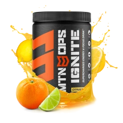 MTN OPS Ignite - Supercharged Energy And Focus -Stone Glacier Shop mtnops ignite 45serv splash citrusbliss
