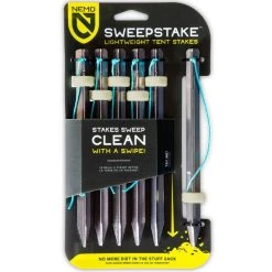 NEMO Sweepstake Lightweight Pack Of 6 Stakes -Stone Glacier Shop nemo sweepstake lightweight pack of 6 stakes 1