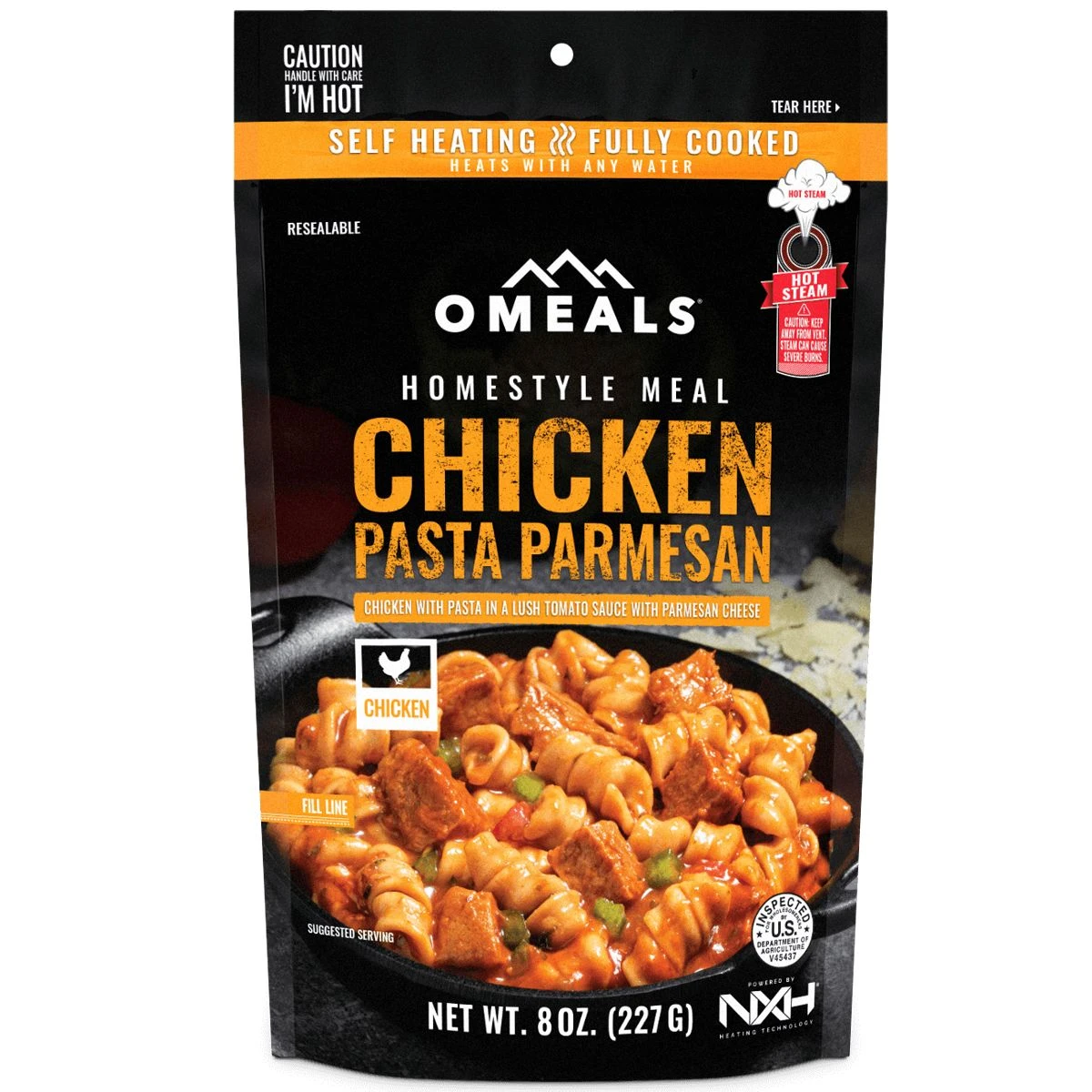 Omeals Chicken Pasta Parmesan Homestyle Meal 1 Omeals Chicken Pasta Parmesan Homestyle Meal