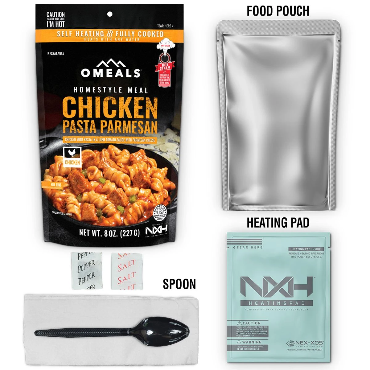 Omeals Chicken Pasta Parmesan Homestyle Meal 3 Omeals Chicken Pasta Parmesan Homestyle Meal - Image 3