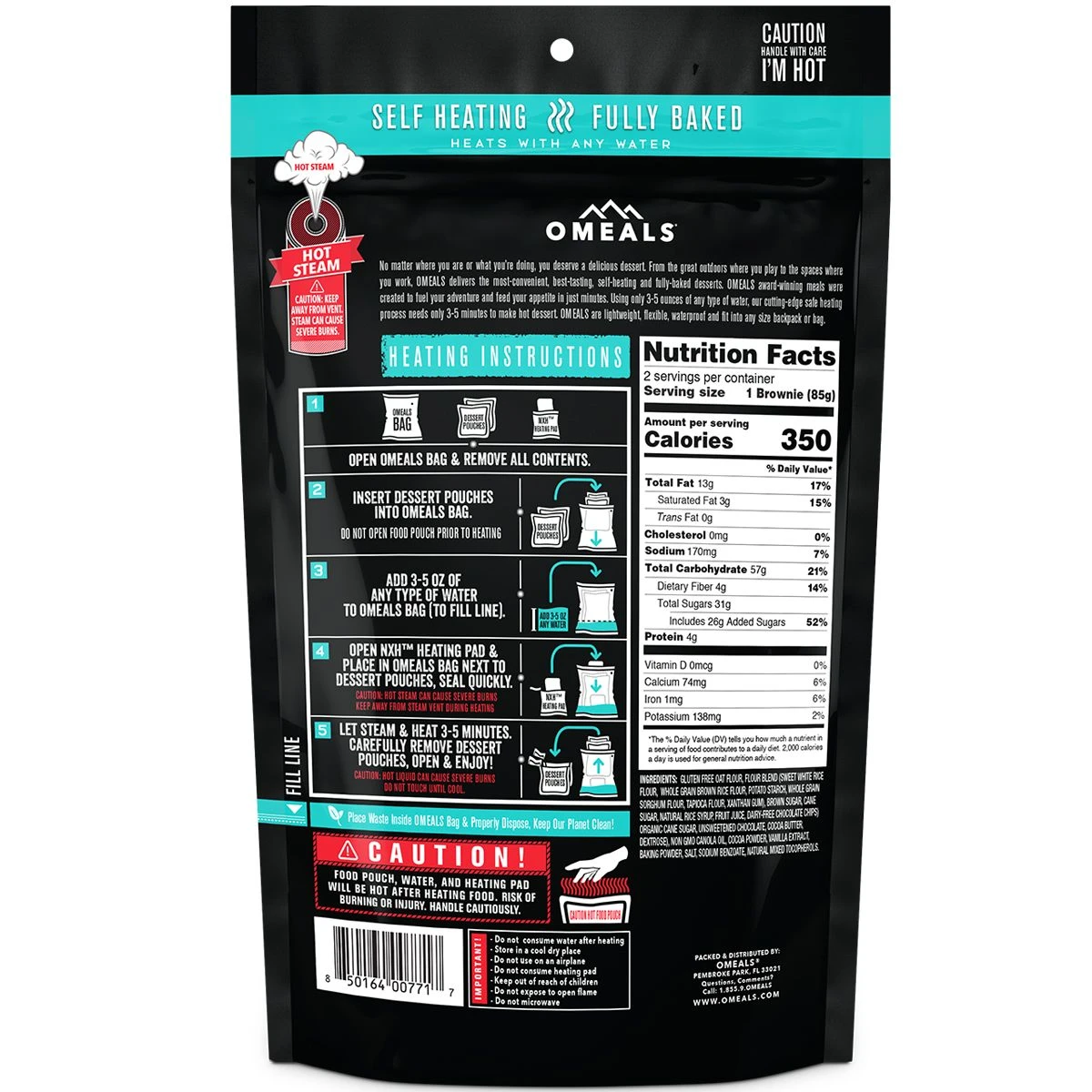 Omeals Molten Brownie Hot Dessert 2 Omeals Molten Brownie Hot Dessert - Image 2