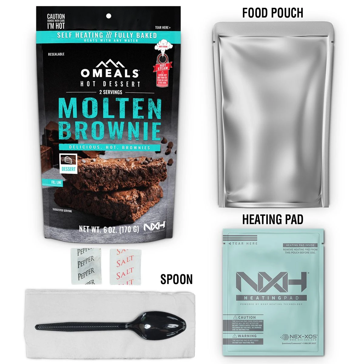 Omeals Molten Brownie Hot Dessert 3 Omeals Molten Brownie Hot Dessert - Image 3