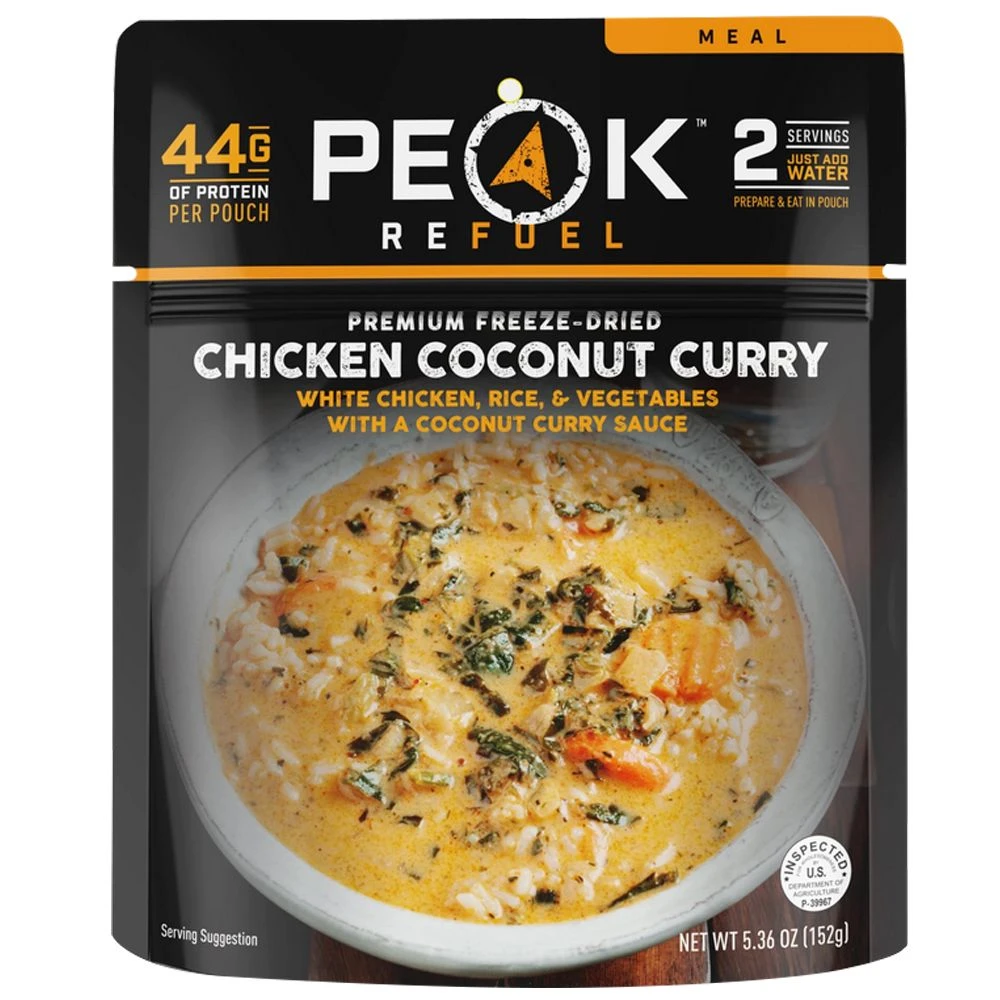 Peak Refuel Chicken Coconut Curry Pouch 1 Peak Refuel Chicken Coconut Curry Pouch