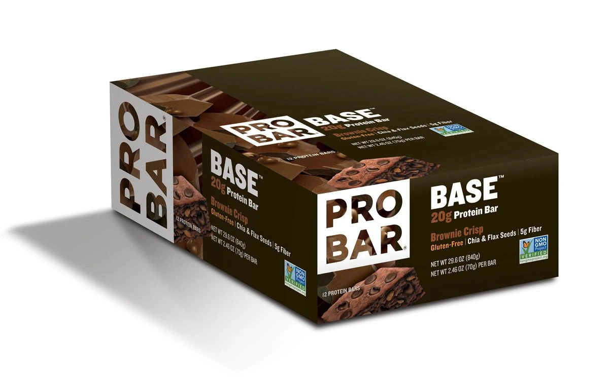PROBAR Base Brownie Crisp Protein Bar - 12-Pack 2 PROBAR Base Brownie Crisp Protein Bar - 12-Pack - Image 2