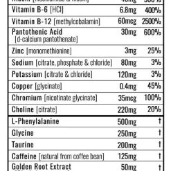 Wilderness Athlete Energy & Focus Packets -Stone Glacier Shop suppfacts efpacket 01
