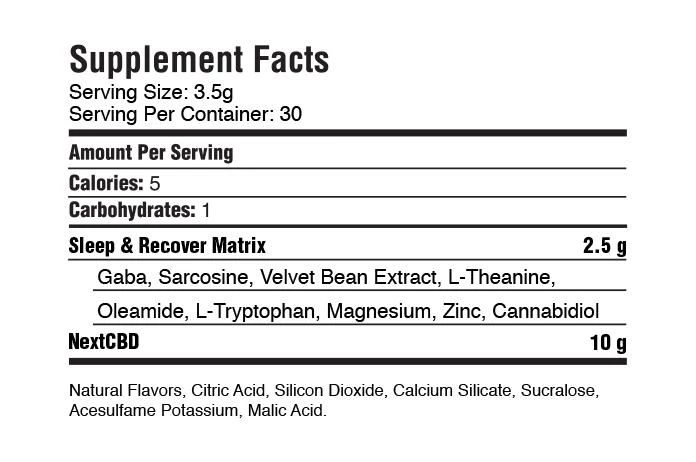 Warrior Fuel Recharge CBD Sleep Aid 2 Warrior Fuel Recharge CBD Sleep Aid - Image 2