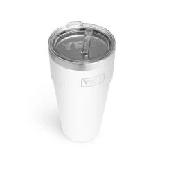 Yeti Rambler 26oz Stackable Cup With Straw Lid -Stone Glacier Shop yeti rambler 26oz stackable cup with straw lid white